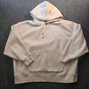 The North Face Hoodie Women's XL Cream Pullover Kangaroo Pocket